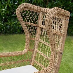 Кресло Ikea Risholmen/Jarpon/Duvholmen с подлокотниками (Белый) Thumb