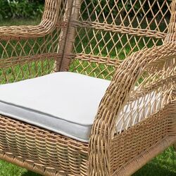 Кресло Ikea Risholmen/Jarpon/Duvholmen с подлокотниками (Белый) Thumb