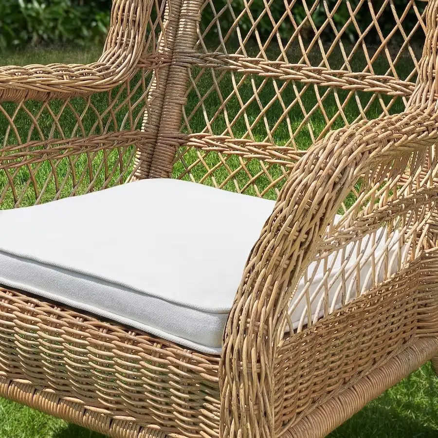 Кресло Ikea Risholmen/Jarpon/Duvholmen с подлокотниками (Белый)