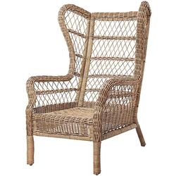 Кресло Ikea Risholmen с подлокотниками (Коричневый)