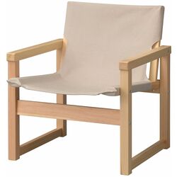Кресло Ikea Sjalso (Сосна/Бежевый) Thumb