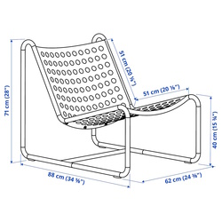 Fotoliu Ikea Skogson (Verde deschis) Thumb
