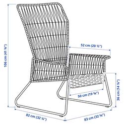 Fotoliu Ikea Tallskar (Antracit) Thumb