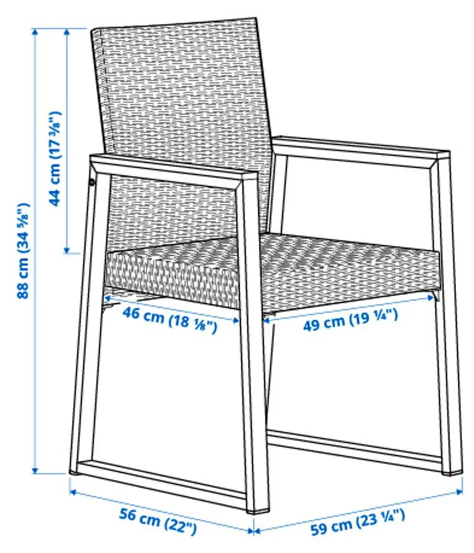 Fotoliu Ikea Varmanso (Maro)