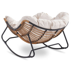 Fotoliu balansoar Mebel Elite Elton (Beige) Thumb