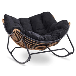 Кресло-качалка Mebel Elite Elton (Black) Thumb