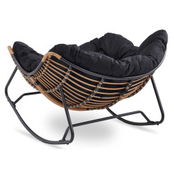 Кресло-качалка Mebel Elite Elton (Black) Thumb