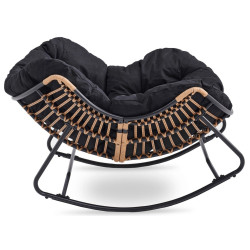 Кресло-качалка Mebel Elite Elton (Black) Thumb