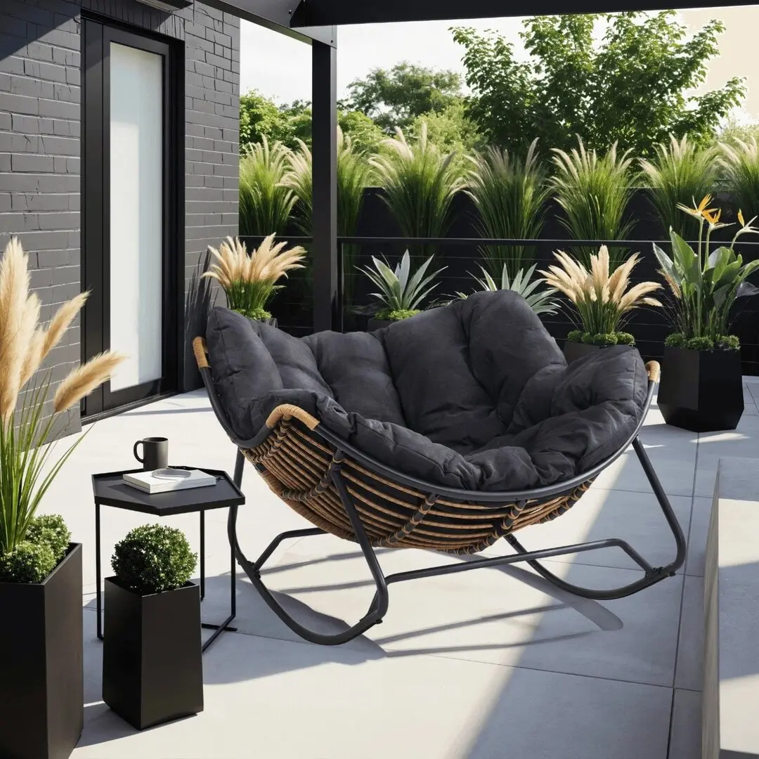 Кресло-качалка Mebel Elite Elton (Black)