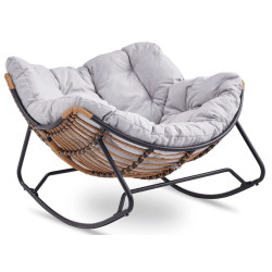 Fotoliu balansoar Mebel Elite Elton (Grey) Thumb