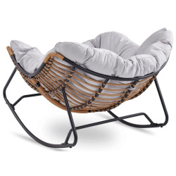 Fotoliu balansoar Mebel Elite Elton (Grey) Thumb