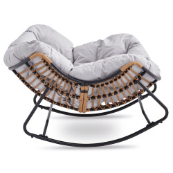 Fotoliu balansoar Mebel Elite Elton (Grey) Thumb