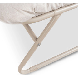 Fotoliu cu suport pentru picioare Mebel Elite Kalista (Beige) Thumb