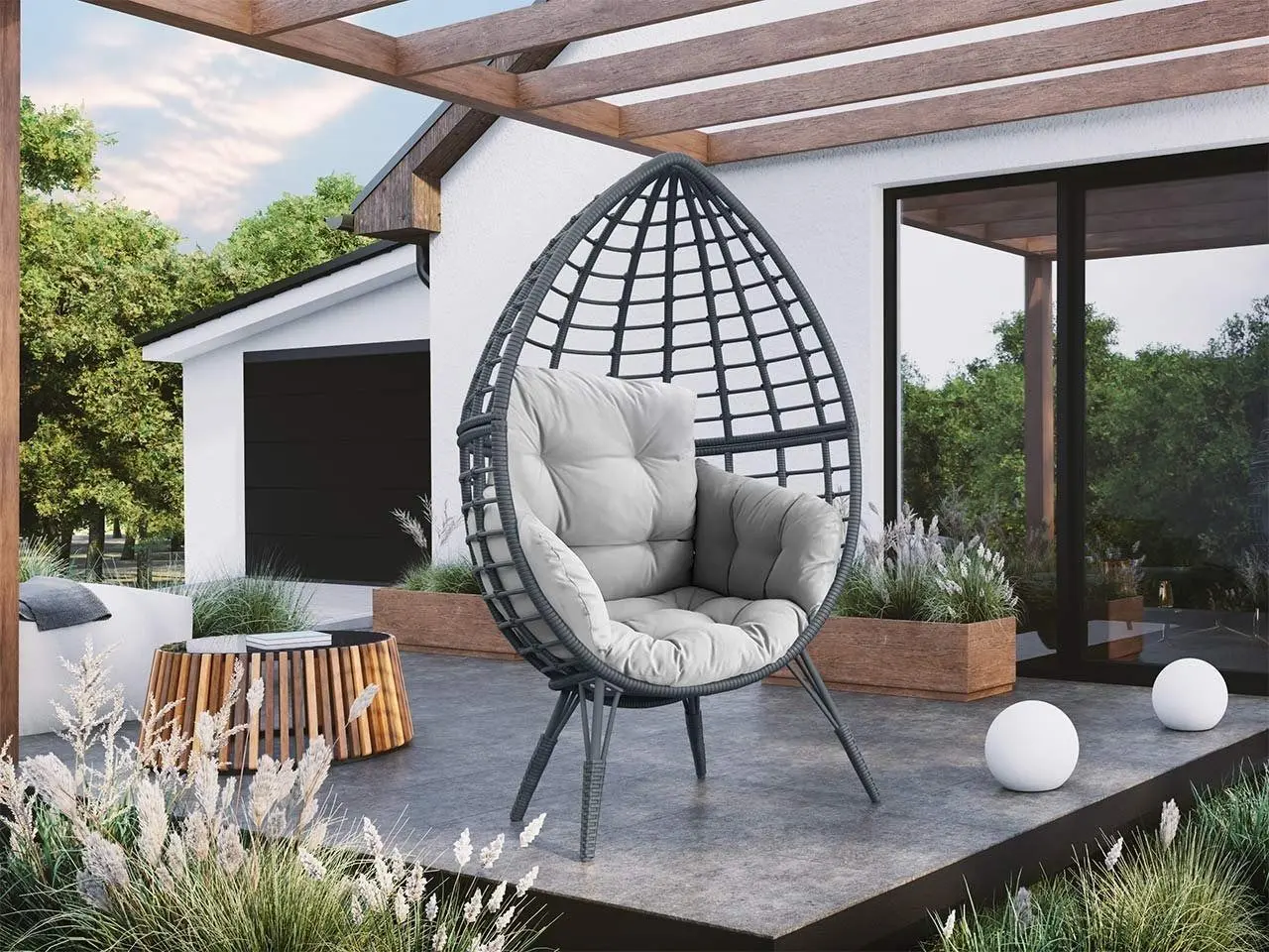 Кресло Mirjan24 Ronota/Corfu (Anthracite/Gray)