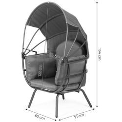 Кресло Modern Home PL252-S (Gray) Thumb