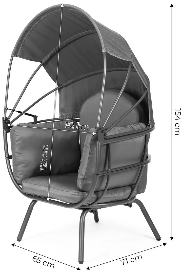 Кресло Modern Home PL252-S (Gray)