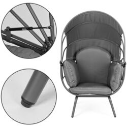 Кресло Modern Home PL252-S (Gray) Thumb