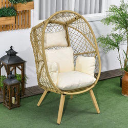 Кресло Outsunny 867-188V00CW (Natural/Cream White)