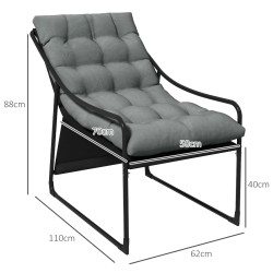 Садовое кресло Outsunny 84G-398V00GY (Grey) Thumb