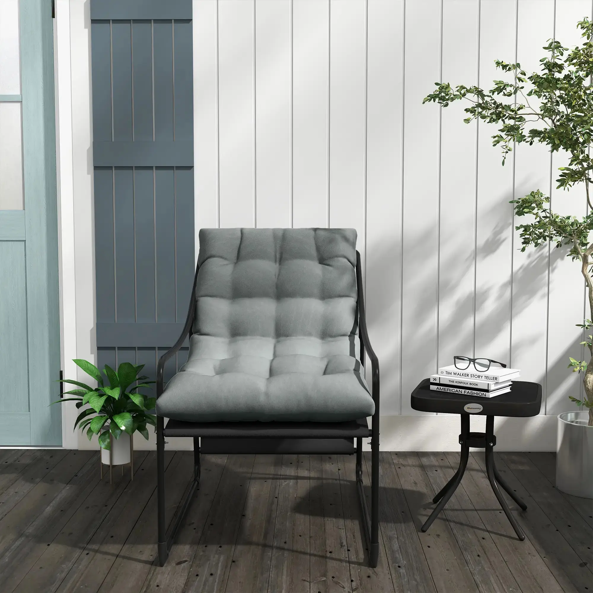 Садовое кресло Outsunny 84G-398V00GY (Grey) - 8