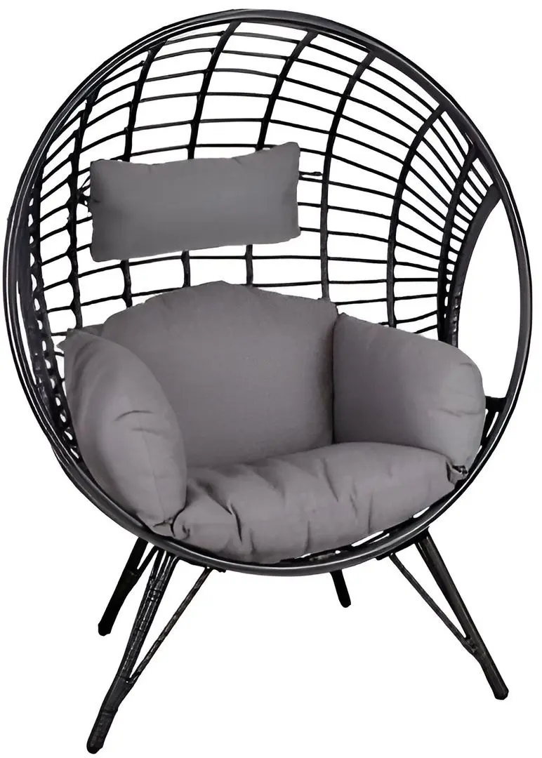 Fotoliu ProGarden Sphere 41507 (Black)