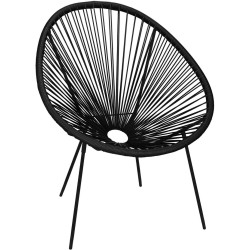 Fotoliu de gradina Springos Loa GF0085 (Black) Thumb