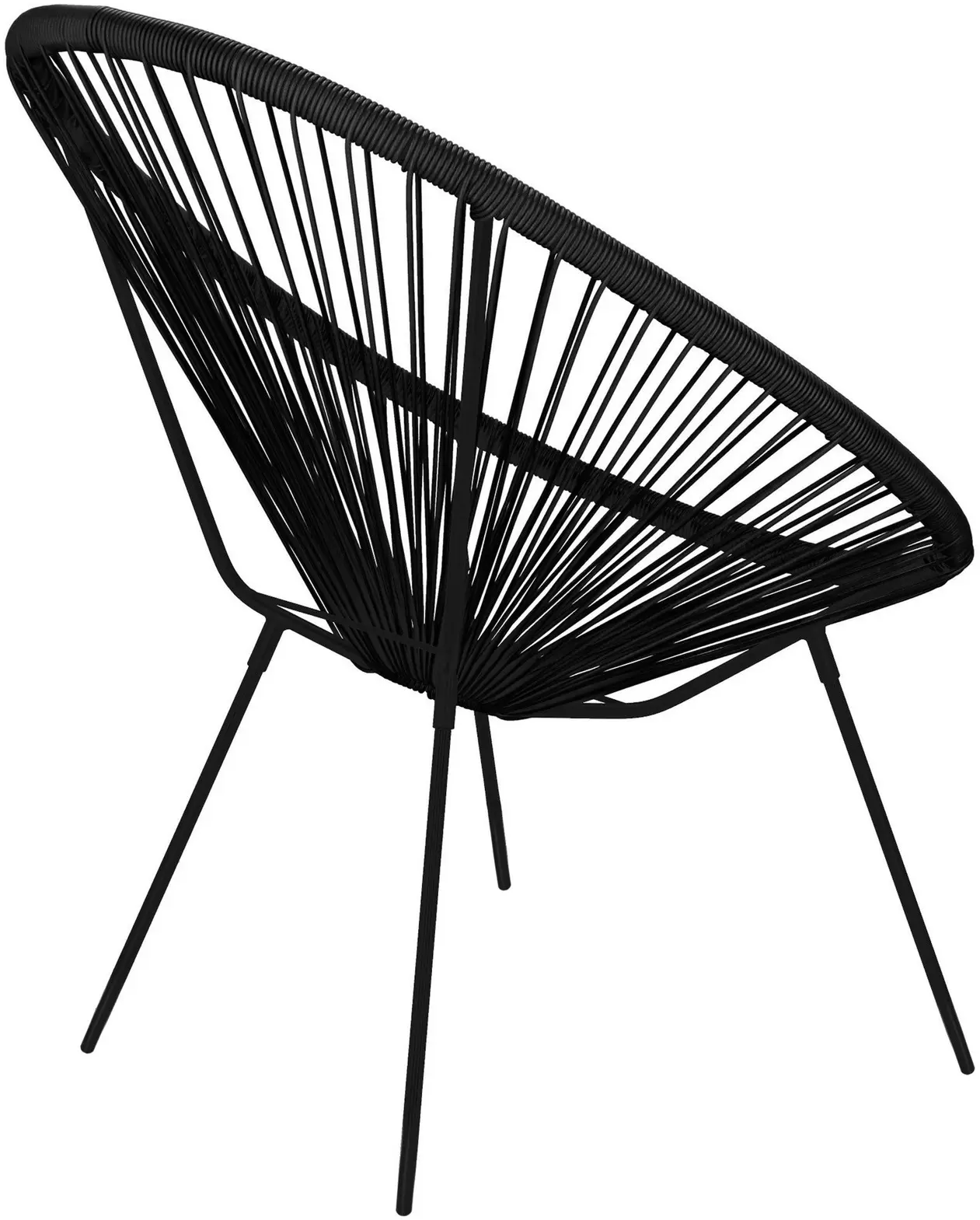 Fotoliu de gradina Springos Loa GF0085 (Black) - 4