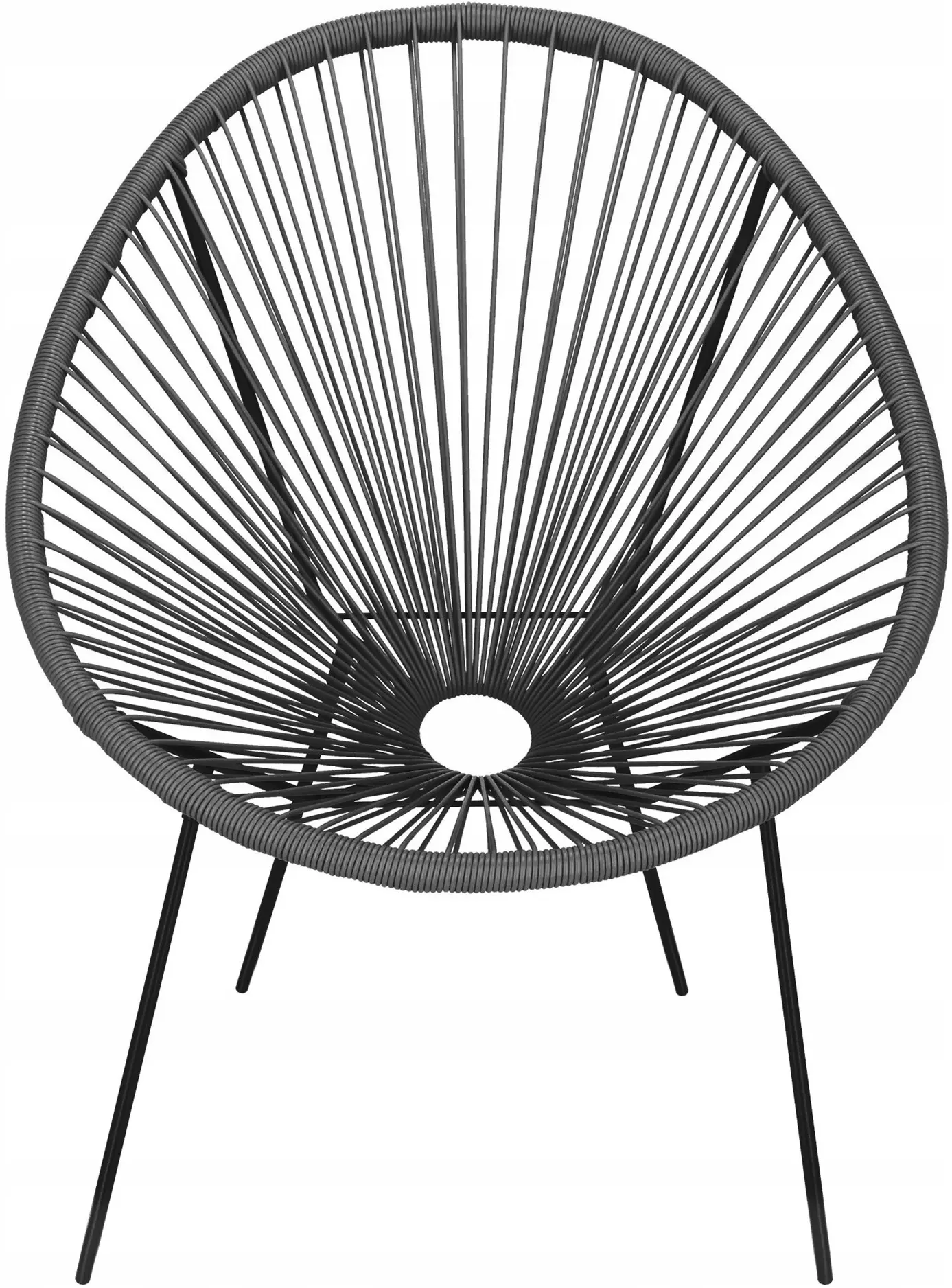 Fotoliu de gradina Springos Loa GF0086 (Grey) - 3