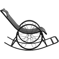 Кресло-качалка Tempo Kondela Rokin (Black) Thumb