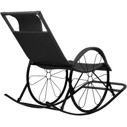 Кресло-качалка Tempo Kondela Rokin (Black) Thumb