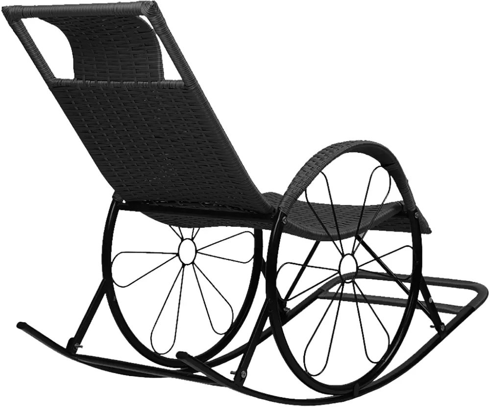 Кресло-качалка Tempo Kondela Rokin (Black)