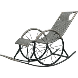 Кресло-качалка Tempo Kondela Rokin (Gray) Thumb