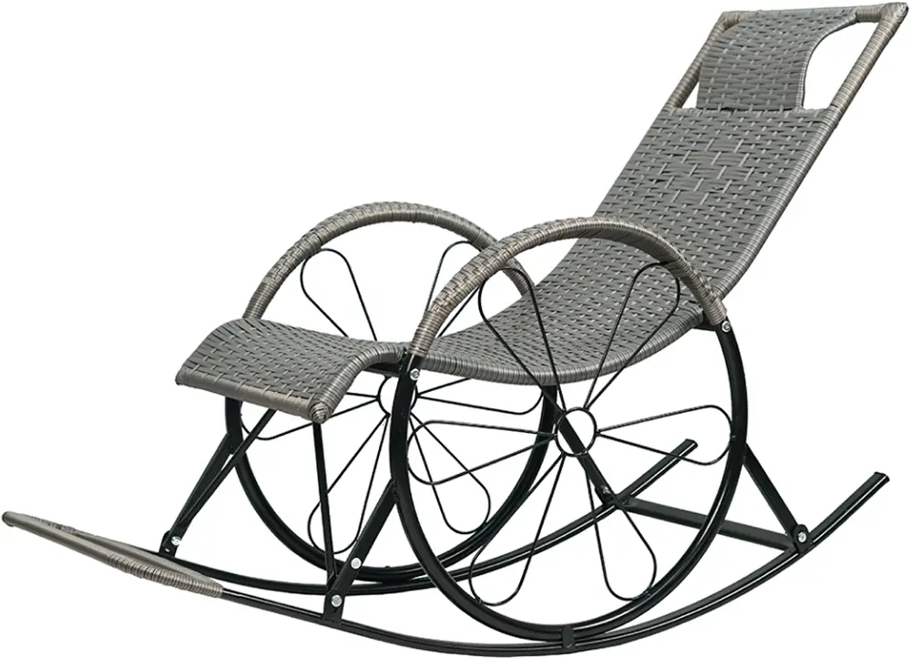 Кресло-качалка Tempo Kondela Rokin (Gray)