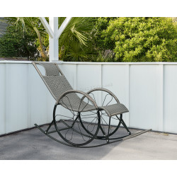 Кресло-качалка Tempo Kondela Rokin (Gray)