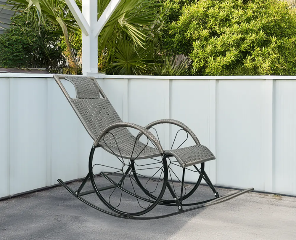 Кресло-качалка Tempo Kondela Rokin (Gray)