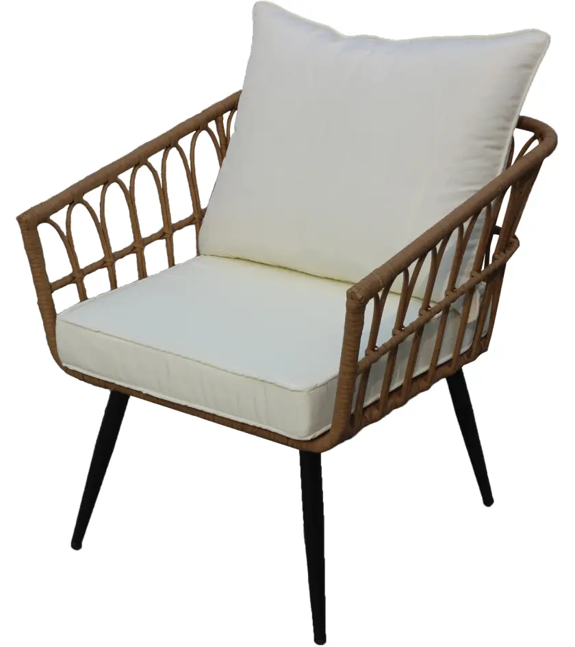 Кресло Tempo Kondela Araly TK-0000371808 (Natural/Black/Beige) - 3