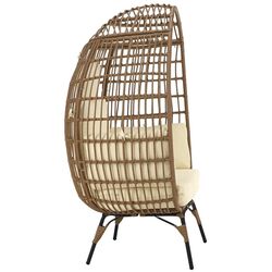 Кресло Tempo Kondela Karmen (Natural/Black/Beige) Thumb