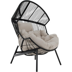 Кресло Tempo Kondela Neo (Black/Cream) Thumb