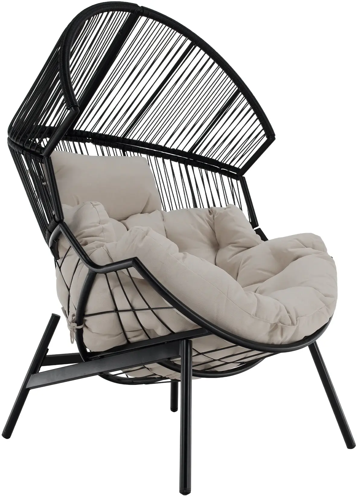 Кресло Tempo Kondela Neo (Black/Cream) - 2