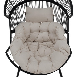 Кресло Tempo Kondela Neo (Black/Cream) Thumb