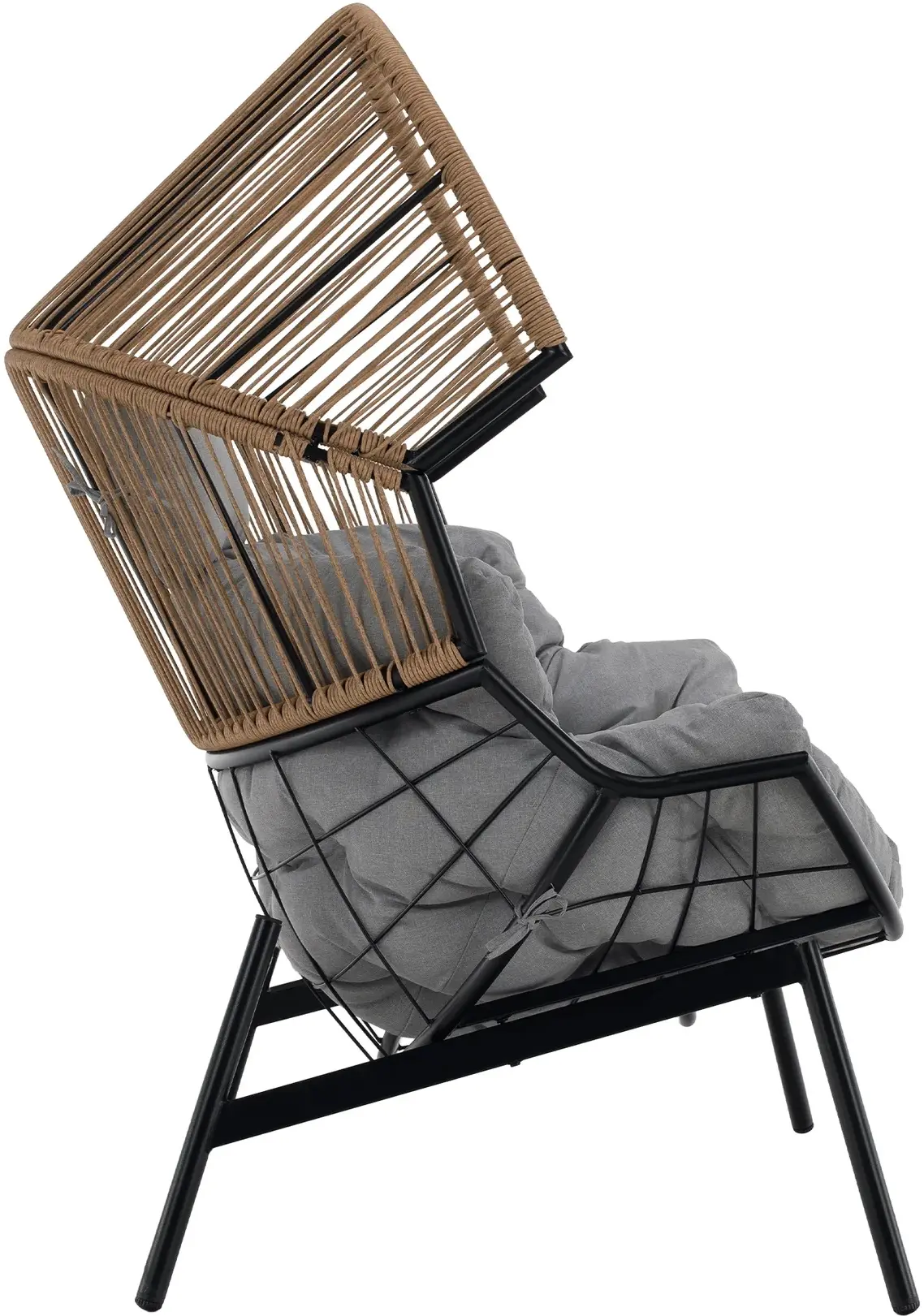 Кресло Tempo Kondela Neo (Brown/Gray) - 3