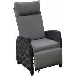 Fotoliu Tempo Kondela Pavio (Black/Gray) Thumb