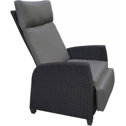 Fotoliu Tempo Kondela Pavio (Black/Gray) Thumb