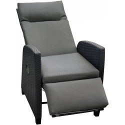 Fotoliu Tempo Kondela Pavio (Black/Gray) Thumb