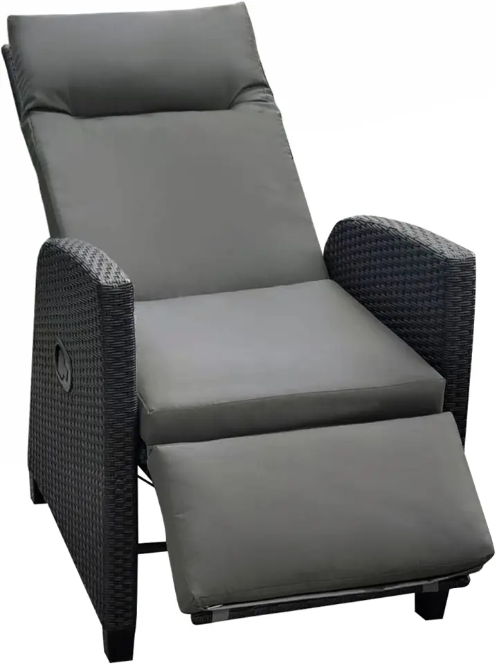 Fotoliu Tempo Kondela Pavio (Black/Gray)