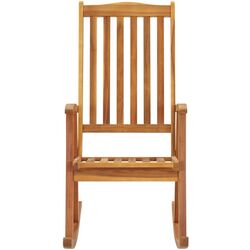 Fotoliu balansoar VidaXL 3064188 (Acacia/Burgundy) Thumb