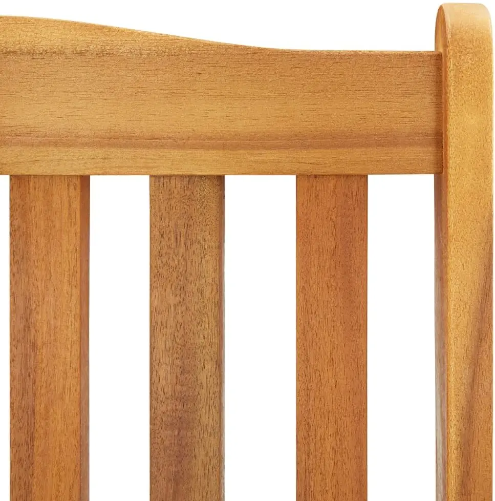 Fotoliu balansoar VidaXL 3064188 (Acacia/Burgundy) - 6