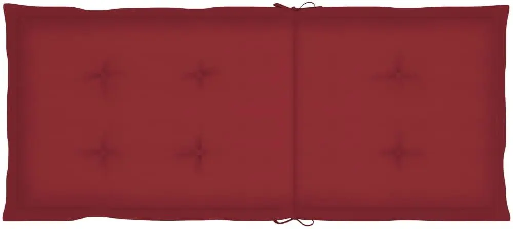 Fotoliu balansoar VidaXL 3064188 (Acacia/Burgundy) - 7