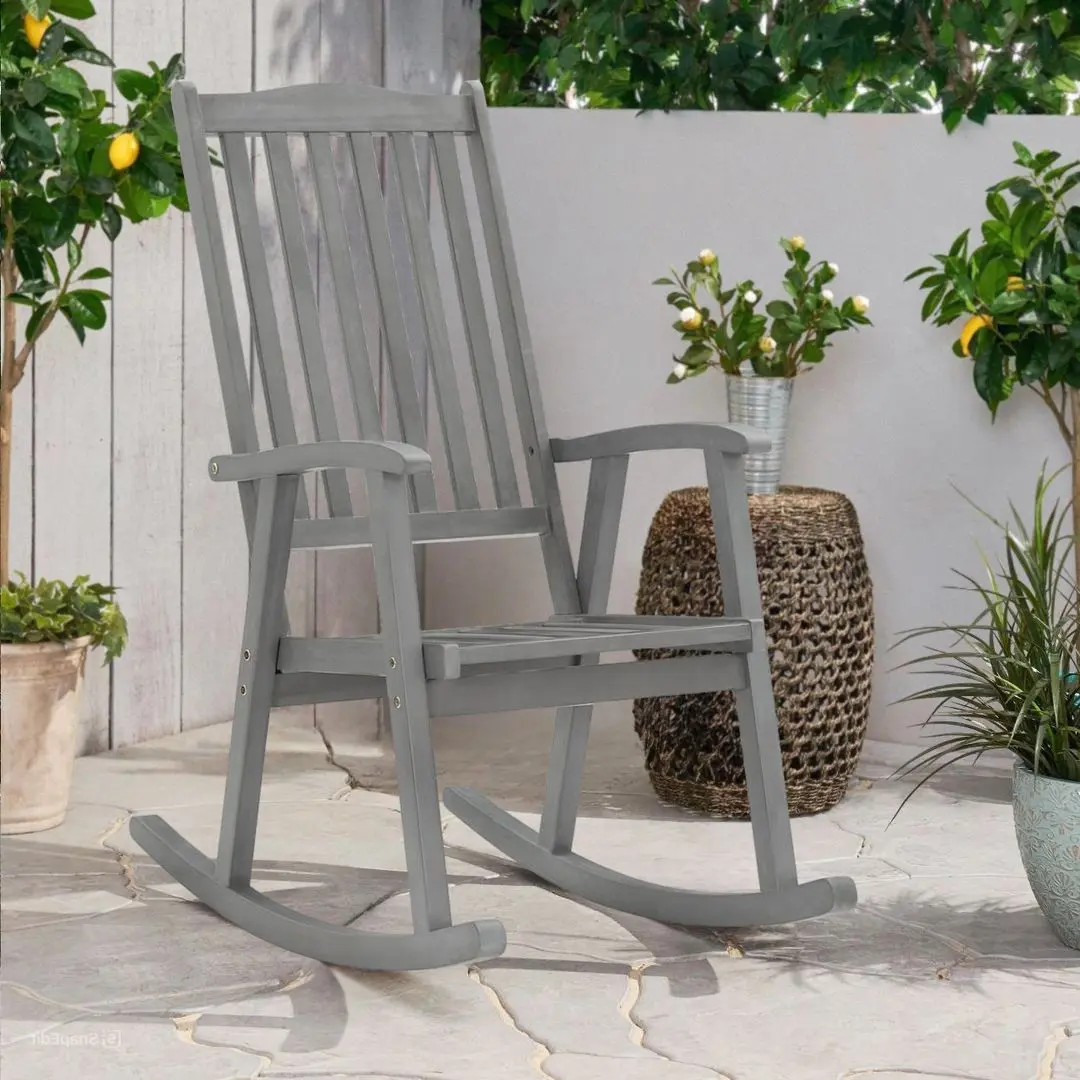 Fotoliu-balansoar VidaXL 311845 (Grey)