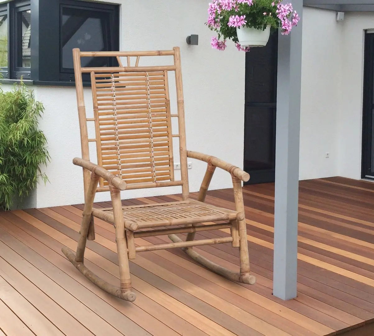 Кресло-качалка VidaXL 41894 (Bamboo)